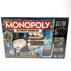 Monopoly Ultimate Banking Board Game Hasbro 2016 FACTORY SEALED!